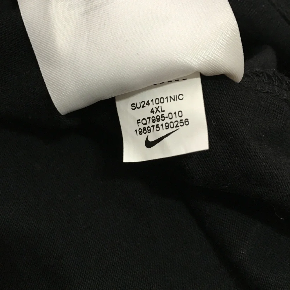 Nike Graphic T-Shirt Mens 4XL Black Sunset Swoosh Logo